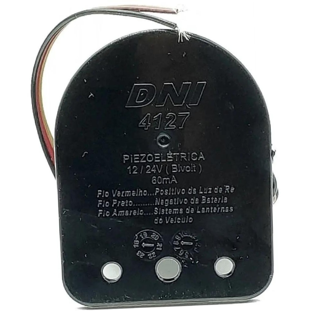 10 Sirenes de Ré Compacta com Redutor de Som 12/24V - DNI 4127