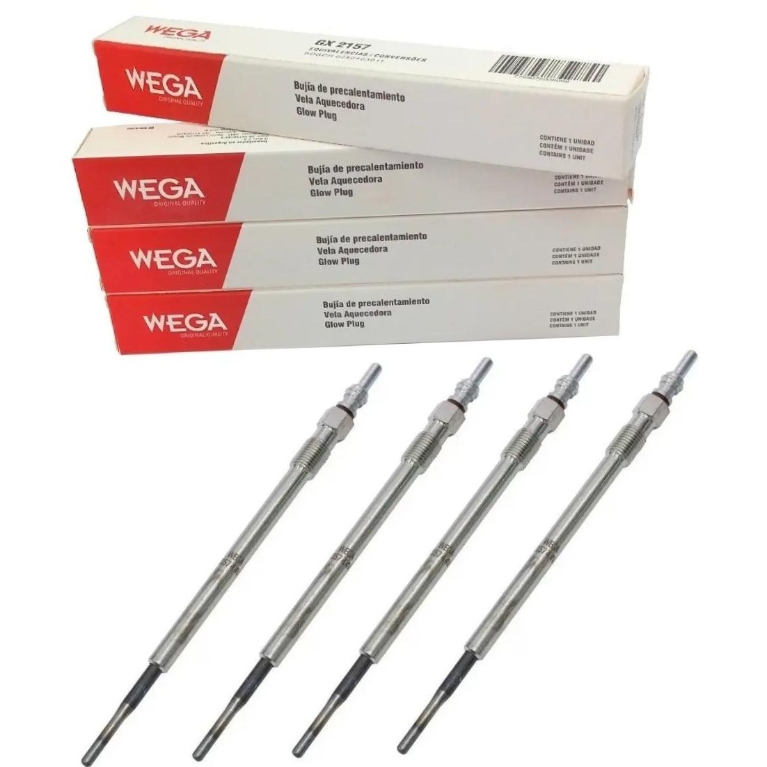 Jogo de 4 Velas Aquecedoras - Wega - GX2157
