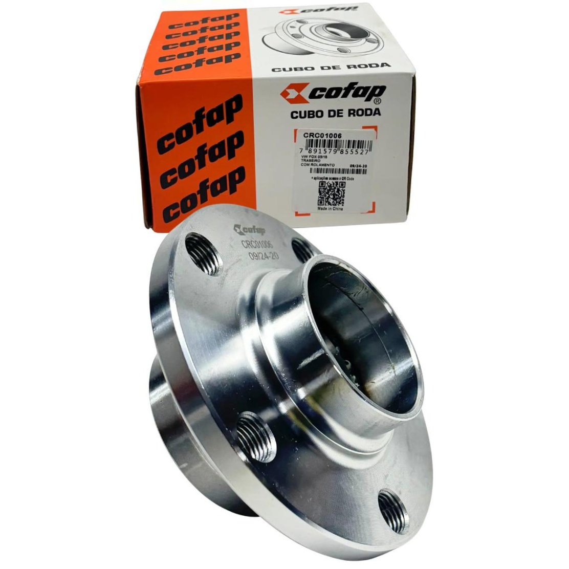Par Cubo Roda 5 Furos Rolamento Traseiro - Cofap - Crc01006