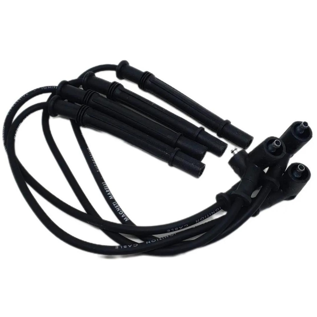 Kit 4 Vela Ignição e Cabo - Magneti Marelli - CVMR1602 / LD7RTAMM