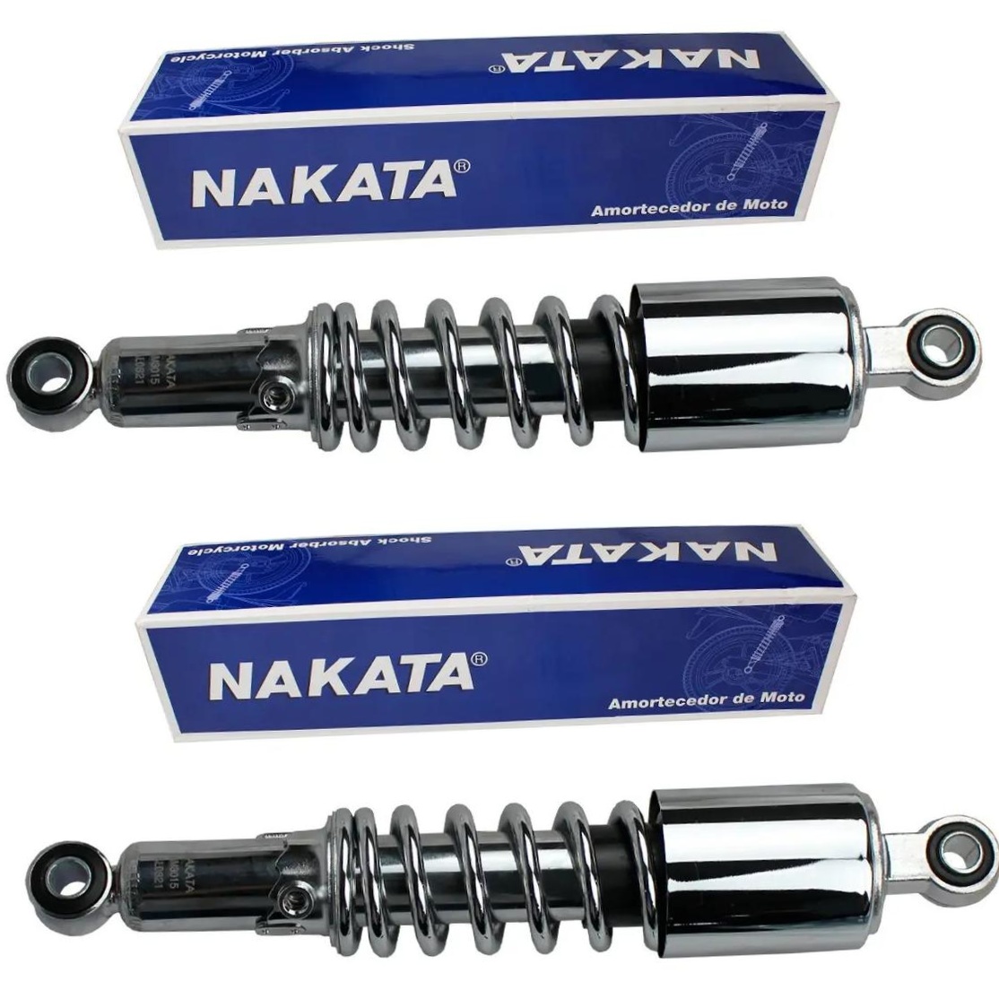 Par de Amortecedor Traseiro da Suspensão - Nakata - AM3015