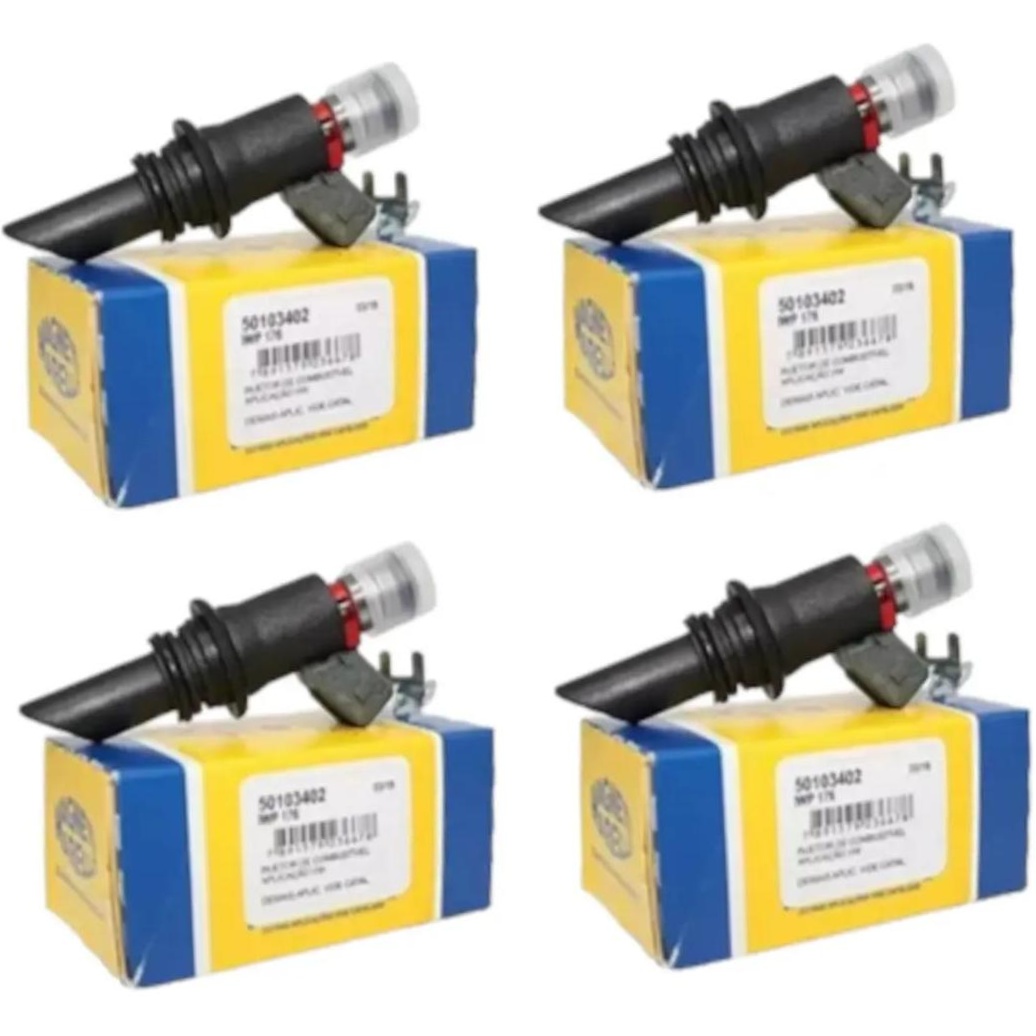 Kit 4 Bico Injetor Combustível - Magneti Marelli - 50103402