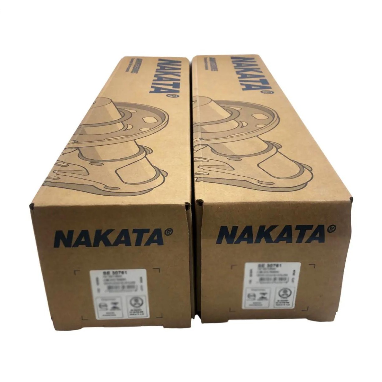 Par de Amortecedor Traseiro da Suspensão - Nakata - SE 30761