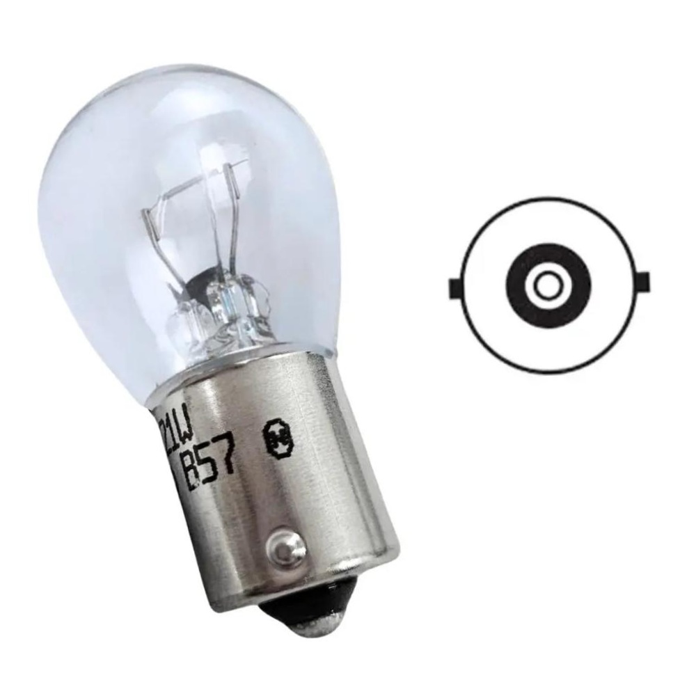 Kit 30 Lâmpadas 1 Polo 24V 21W BA15S Lanterna Freio Pisca - Gauss - GL1141B