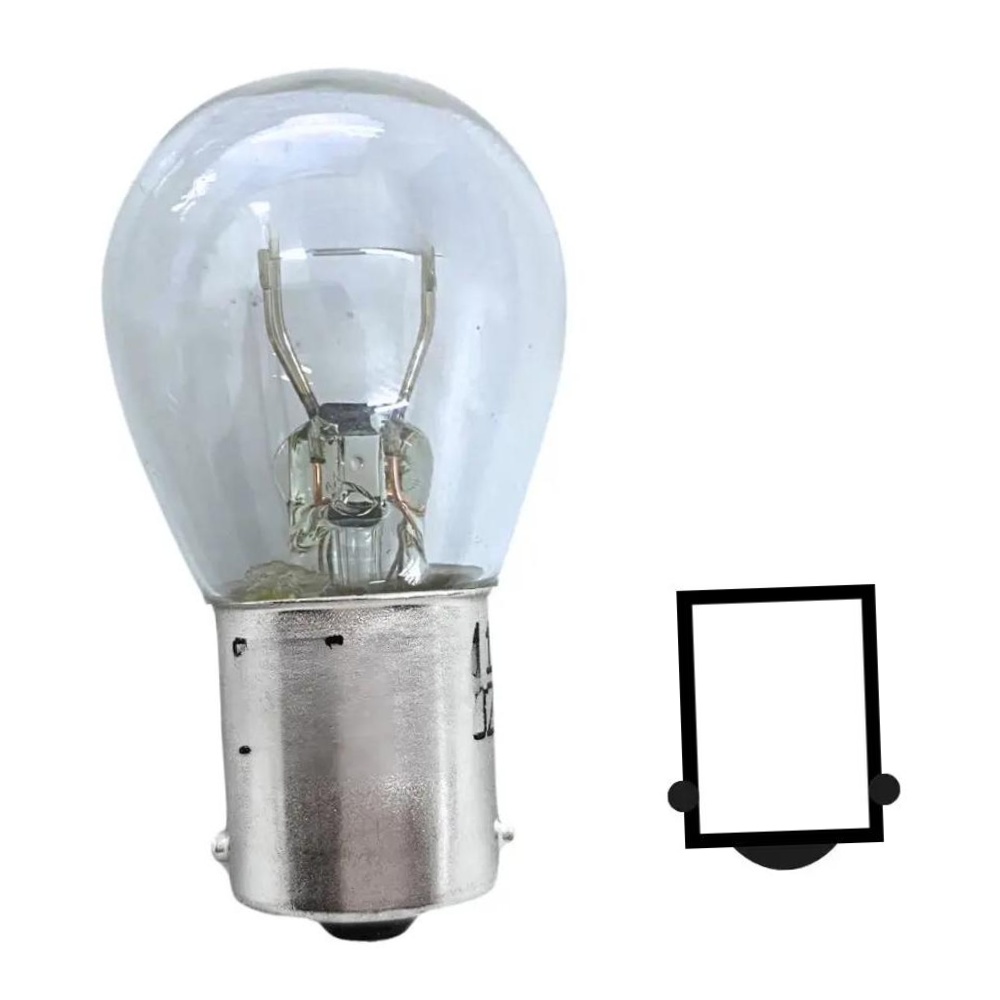 Kit 30 Lâmpadas 1 Polo 24V 21W BA15S Lanterna Freio Pisca - Gauss - GL1141B