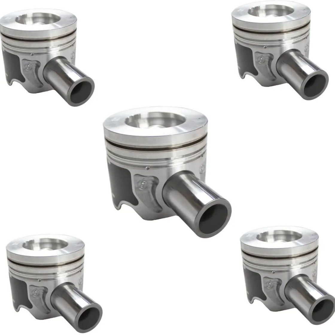 Jogo com 5 Pistões com Anéis STD - Mahle Metal Leve - P&A9862 STD