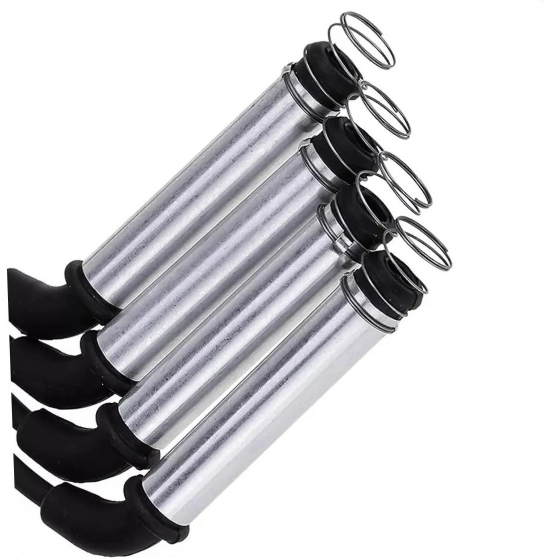 Kit 4 Vela Ignição VForm e Cabo Magneti Marelli - CVMF3002 / QH7RFMM-10