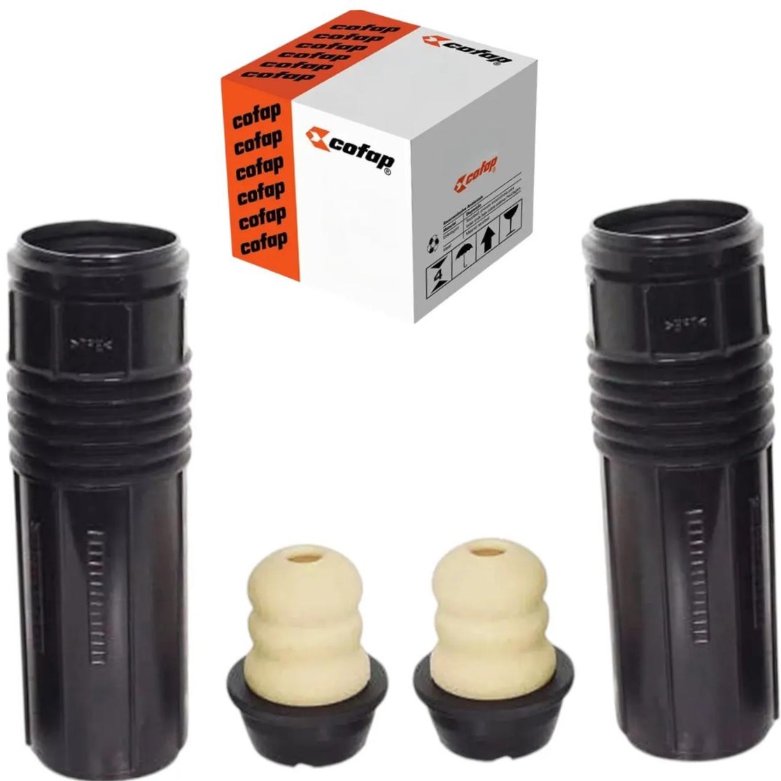 Par Kit do Amortecedor Batente Coifa Traseiro - Cofap - Ksc03202S
