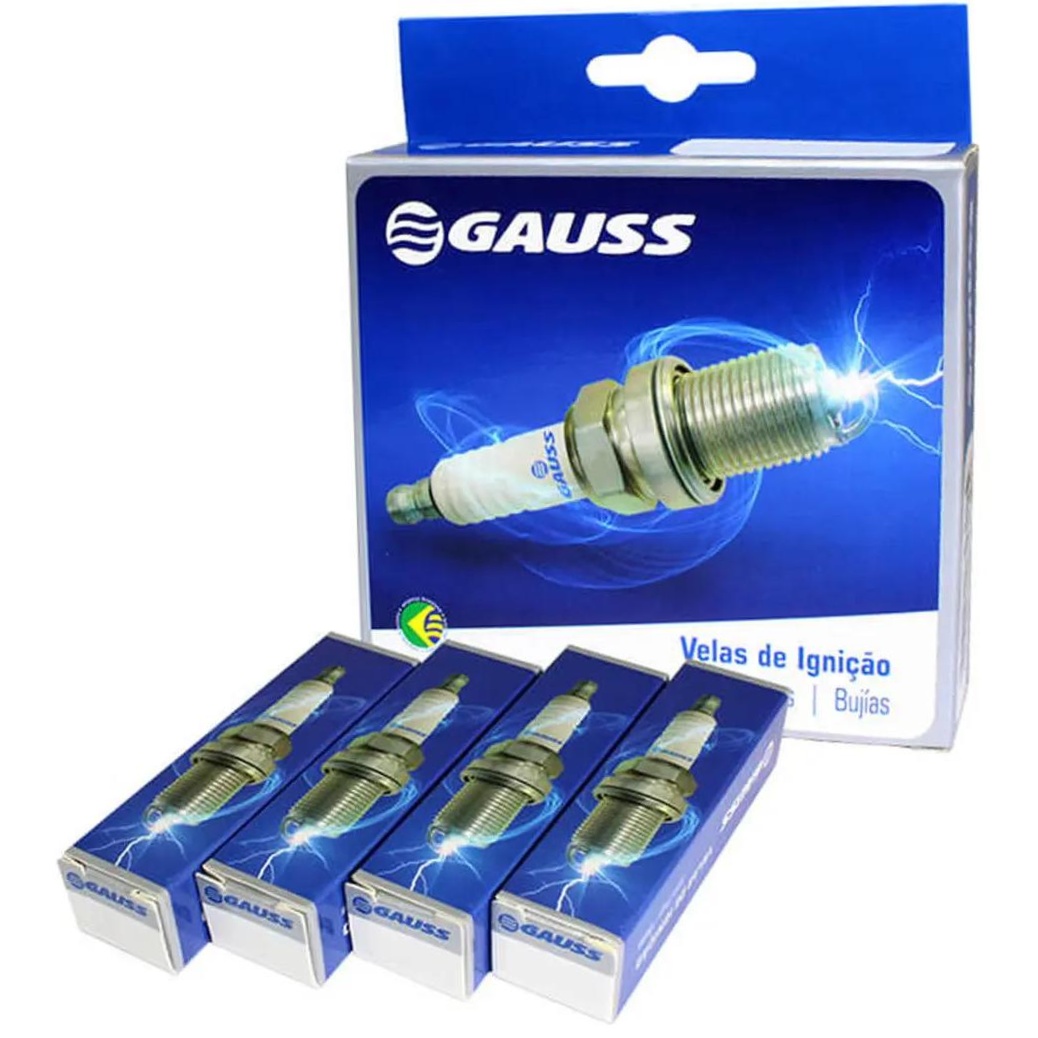 Jogo 4 Velas de ignição - Gauss - GV6R04I-11