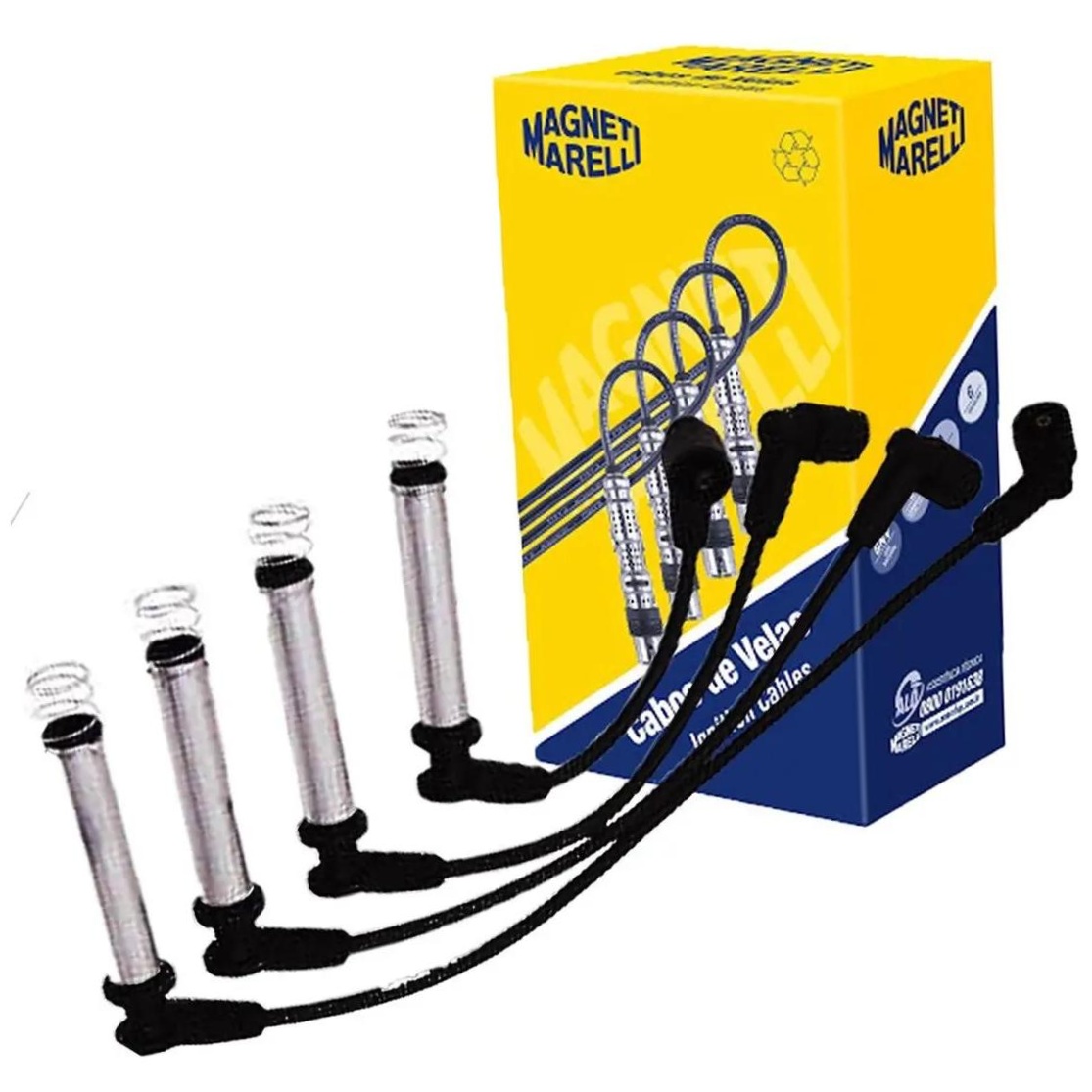 Kit Cabo e Vela de Ignição - Magneti Marelli - CVMG7302 / F8RCMM