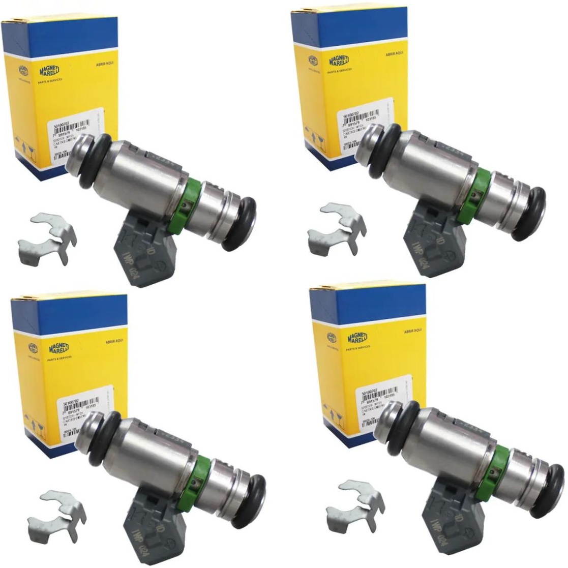 Kit 4 Bico Injetor Combustível - Magneti Marelli - 50100702RI