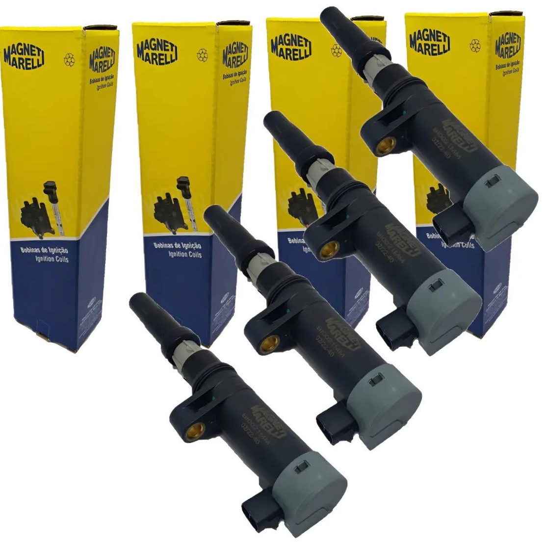 Kit 4 Bobina Ignição - Magneti Marelli - BI0021MM