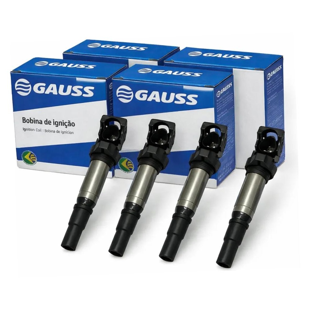 Jogo 4 Bobinas de Ignição - Gauss - GC4293
