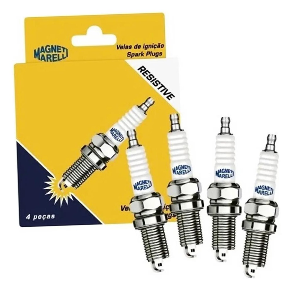 Kit Cabo e Vela de Ignição - Magneti Marelli - CVMV1702 / F5RTJYMM